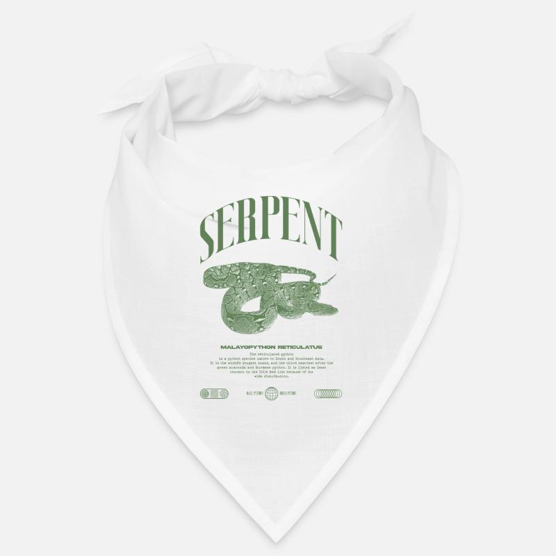 Gardien de reptiles python réticulé Streetwear Bandana