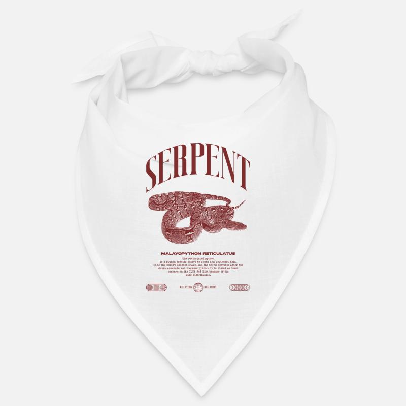 Gardien de reptiles python réticulé Streetwear Bandana