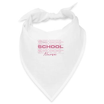Schulkrankenschwester Krankenschwester Medizinische Krankenschwestern Stilvoll - Bandana - Weiß - Vorne