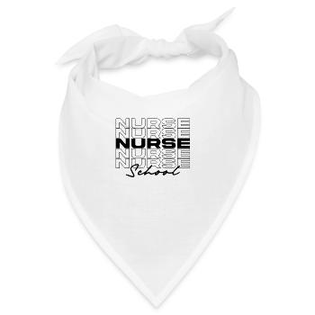 Schulkrankenschwester Krankenschwester Medizinische Krankenschwestern Stilvoll - Bandana - Weiß - Vorne