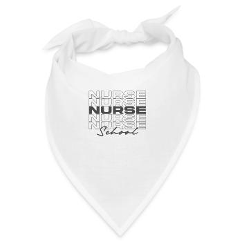 Schulkrankenschwester Krankenschwester Medizinische Krankenschwestern Stilvoll - Bandana - Weiß - Vorne