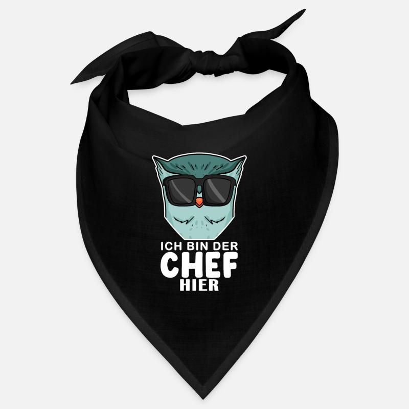 Cool Eule Chef Bandana