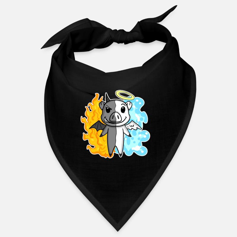 Pig - Angel and Devil Bandana