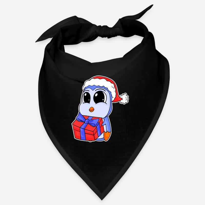 Bébé pingouin Noël Bandana