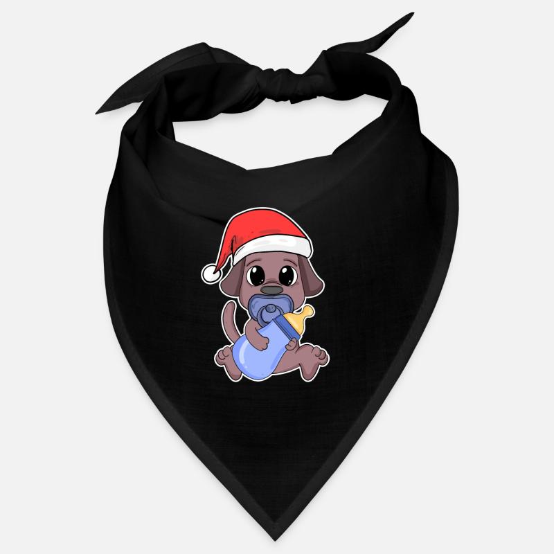 Chien Bébé Noël Bandana