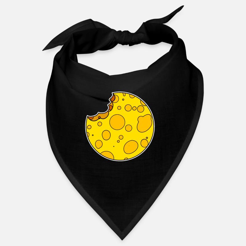 Circle Cheese Round Bandana