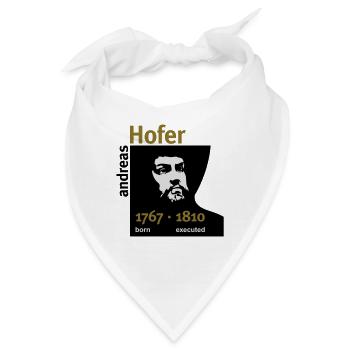 Andreas Hofer · Born/Executed - Bandana - Weiß - Vorne