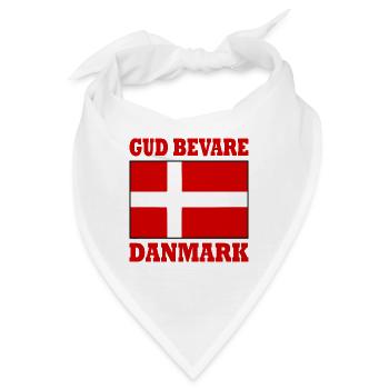 Gud bevare danmark - Bandana - Weiß - Vorne