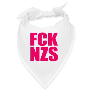 FCK NZS - Bandana - Weiß - Vorne