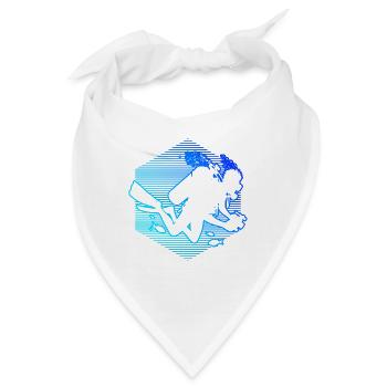 Scuba Taucher Diver Scuba Tauchen Scuba Diver - Bandana - Weiß - Vorne