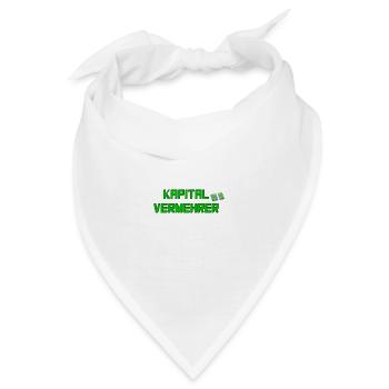 Kapitalvermehrer Wirtschaft Börse Finanzen Geld - Bandana - Weiß - Vorne