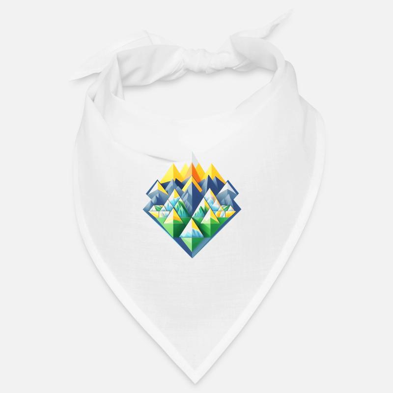 Monts Vector 01 - Bandana - blanc