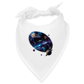 Von der Entstehung des Universums - Bandana - Weiß - Vorne