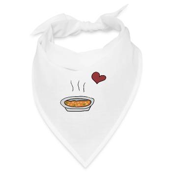 Essen Suppe - Bandana - Weiß - Vorne