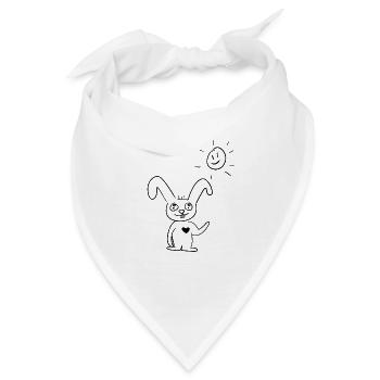 guten Morgen - Bandana - Weiß - Vorne