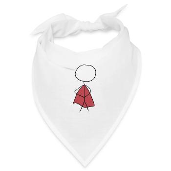 held superheld - Bandana - Weiß - Vorne