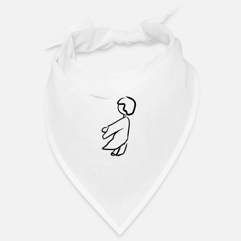 symbole de dessin animé de la chute du vent Bandana