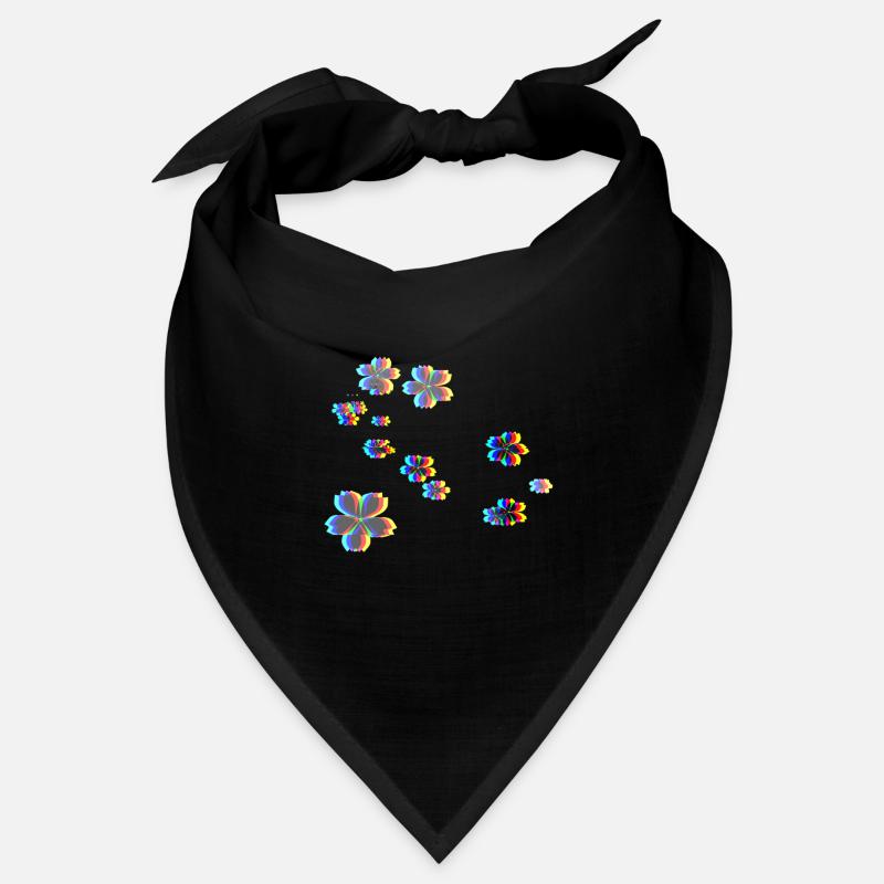 fleurs effet 3D symbole de fleur Bandana