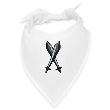schwert schwerter kampf schwertkampf - Bandana - Weiß - Vorne