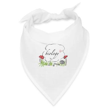 biologie pflanzen naturwissenschaft - Bandana - Weiß - Vorne