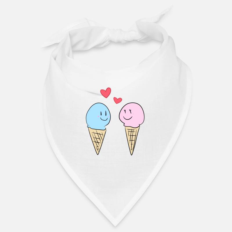 liebe eis essen valentinstag süß Bandana