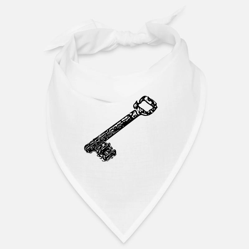 Vintage ancient rusty rustic house keys Bandana