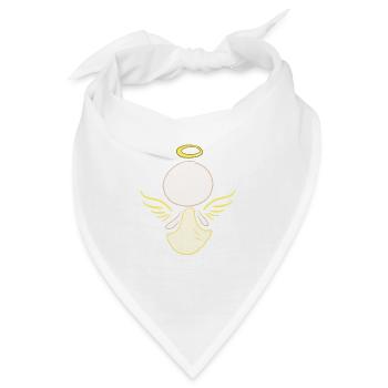 Engel Symbol Beschützer Mensch - Bandana - Weiß - Vorne
