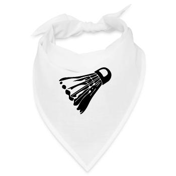 Badminton Zubehör Vintage Federball - Bandana - Weiß - Vorne