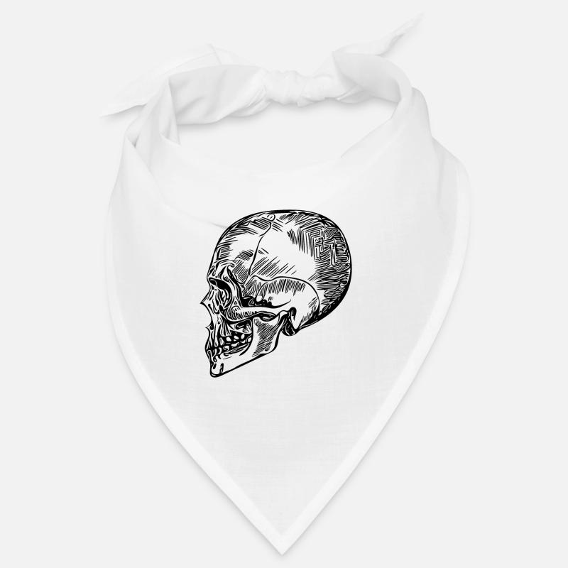Schädel Knochen Halloween Totenkopf Bandana