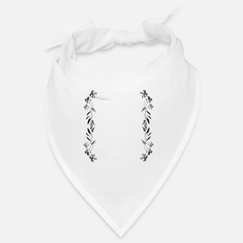 silver line silver stroke grey Bandana