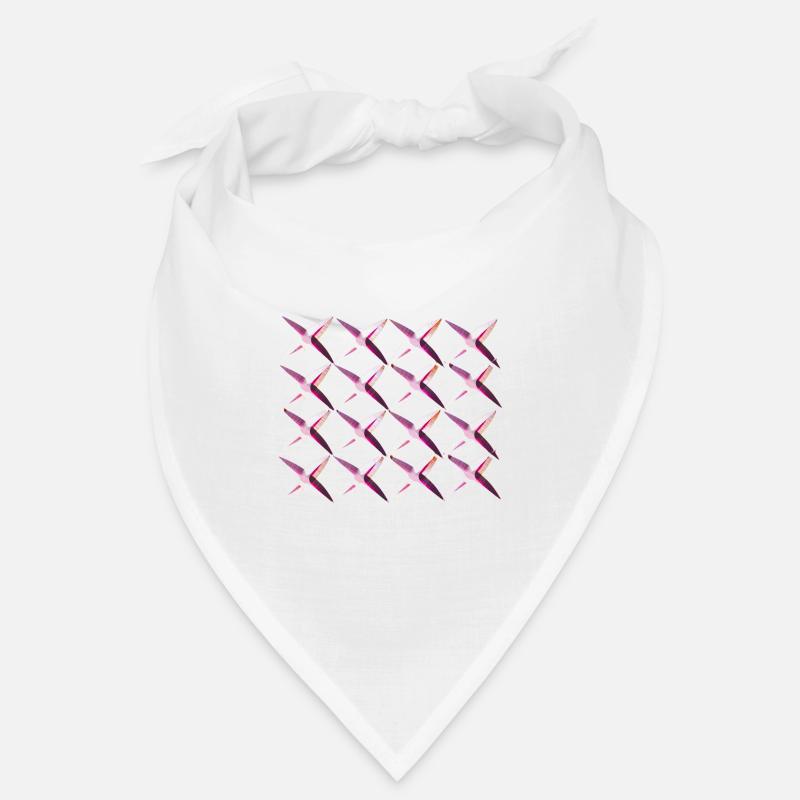 net crosses pink pattern Bandana