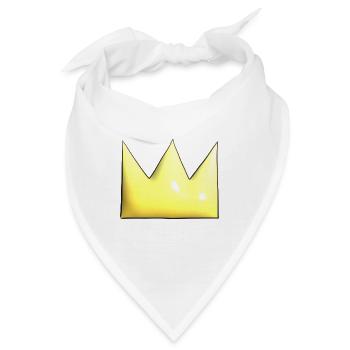 goldene krone cartoon symbol form - Bandana - Weiß - Vorne