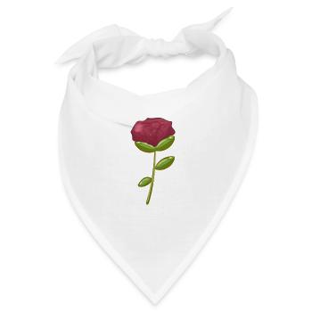 lila blume symbol natur - Bandana - Weiß - Vorne