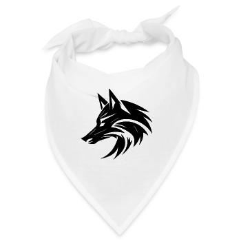Schöner Stylischer Fuchs - Bandana - Weiß - Vorne