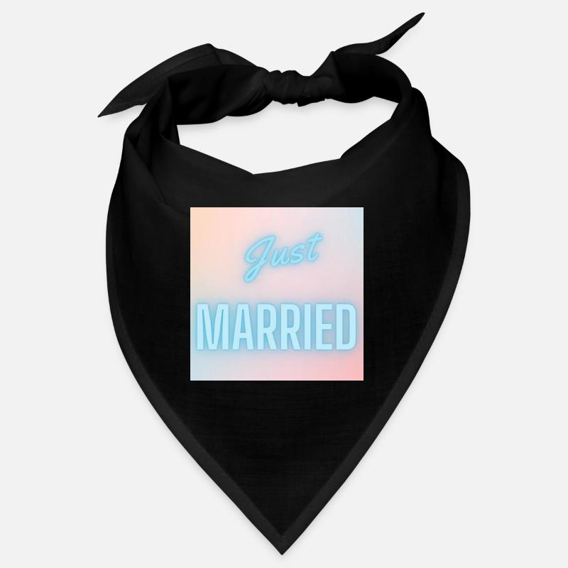 JUST MARRIED,VIVE LES MARIES,EVJF,SAINT VALENTIN Bandana