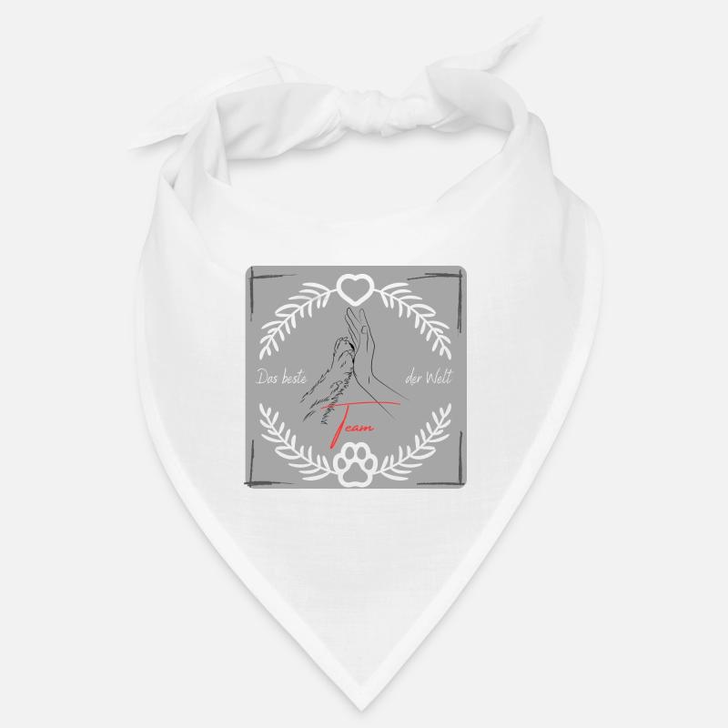 Das beste Team der Welt! / Pfote & Hand Bandana