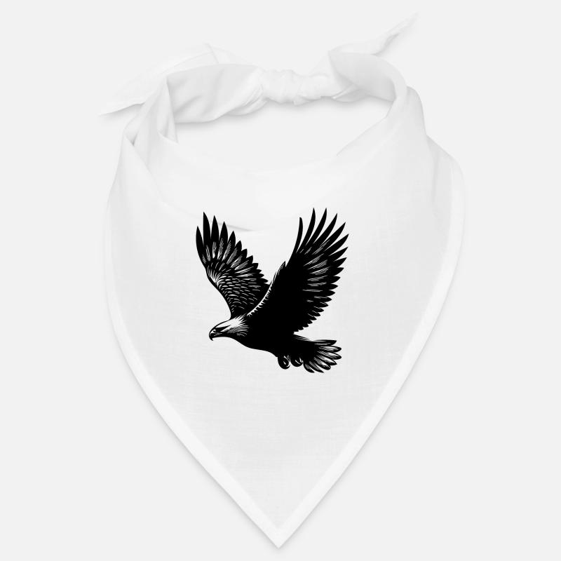 Elegant eagle on huge wings Bandana
