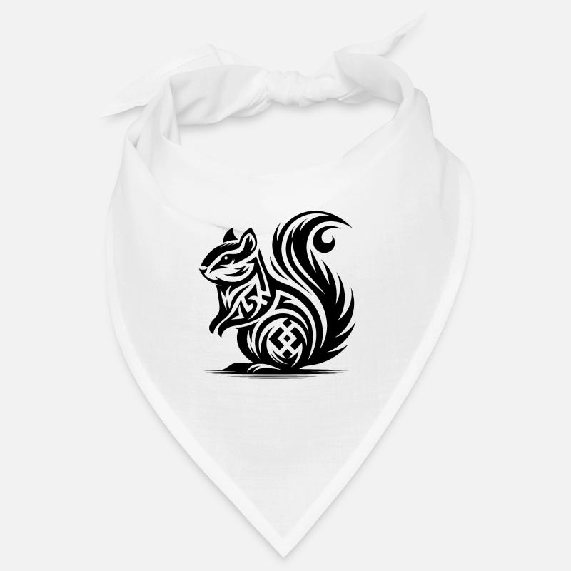 Niedliches Eichhörnchen in Tattoo Style Bandana