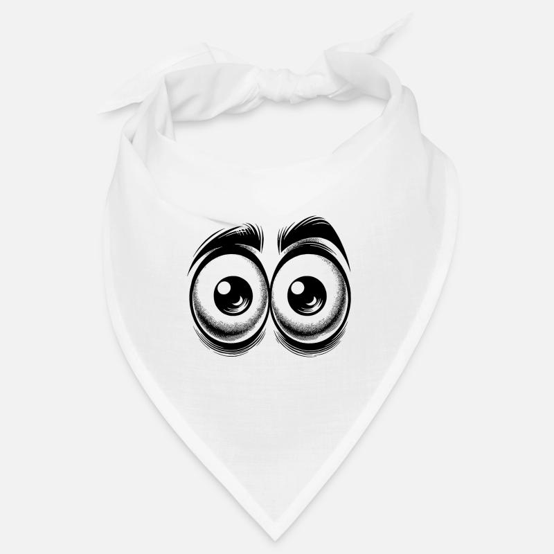 De drôles d’yeux avec un regard fixe Bandana