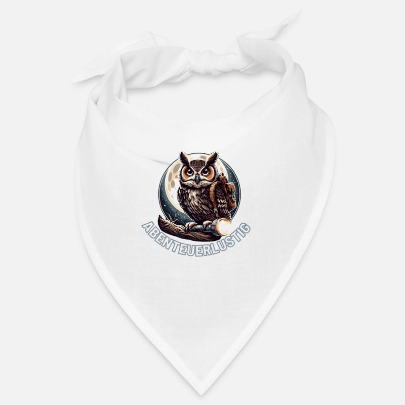 Abenteuerlustige Eule Bandana