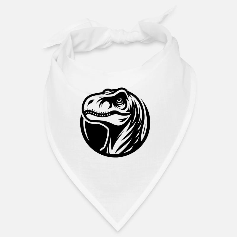 Style de logo Raptor souriant Bandana