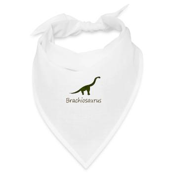 Brachiosaurus - Bandana - Weiß - Vorne