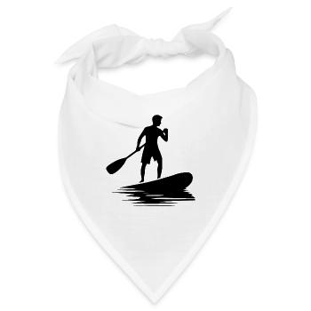 Stand Up Paddling und Brett Paddelausbildung - Bandana - Weiß - Vorne