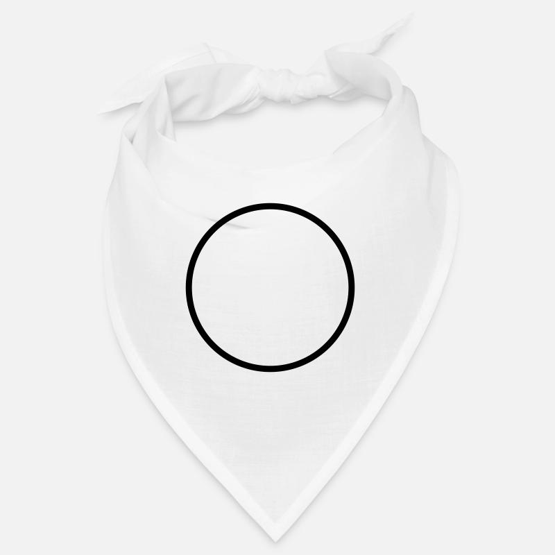Circle Symbol Blank Bandana