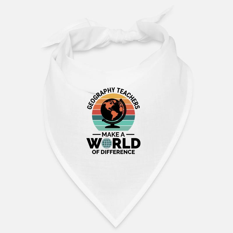 Géographie Enseignants Globe World Difference Bandana