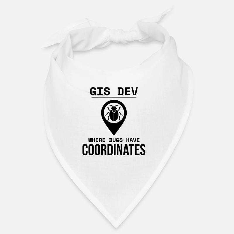 Coordonnées de débogage de développement SIG Bug géospatial Bandana