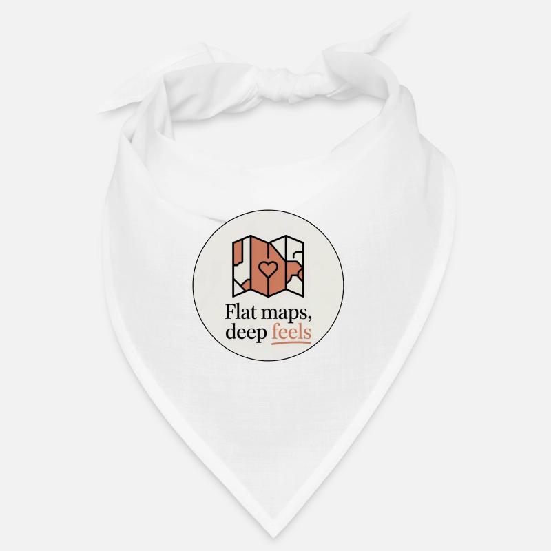 Flat Maps Deep Feels Geography Cartography Bandana