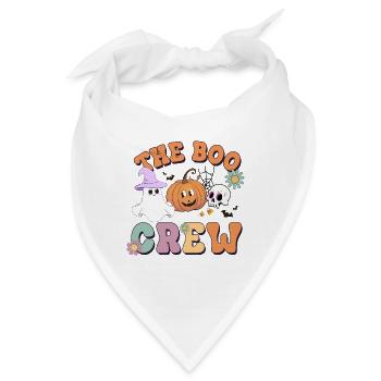 Halloween Boo Crew Team - Bandana - Weiß - Vorne