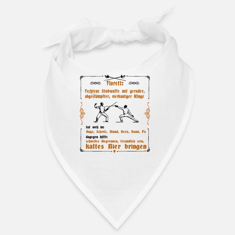 Fechten - Florett Duell Sportfechten Geschenk Bandana