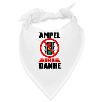 Ampel #Rücktritt der Regierung - Bandana - Weiß - Vorne